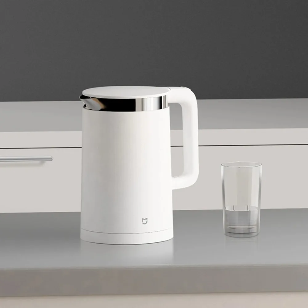 

1.5L Electric Kettle 304 Stainless Steel 12 Hours Thermostat Kettle Mobile Phone App Control Power-off Protection
