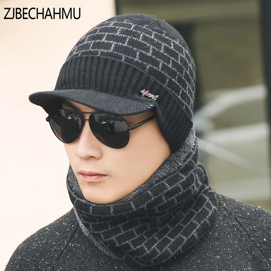 Sombrero de invierno Skullies Gorros Hombres Mujeres