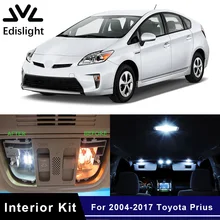 Edis светильник 11 шт. белый лед синий светодиодные лампы canbus автомобильная лампа интерьерная посылка комплект для 2004- Toyota Prius карта купольный дверной светильник