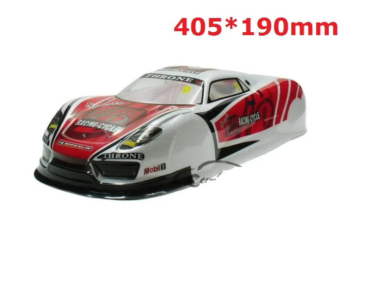 Ewellsold 1/10 RC запчасти для автомобилей 1/10 RC гоночный автомобиль на дороге Дрифт Окрашенный корпус из ПВХ несколько вариантов 94122 - Цвет: Шоколад