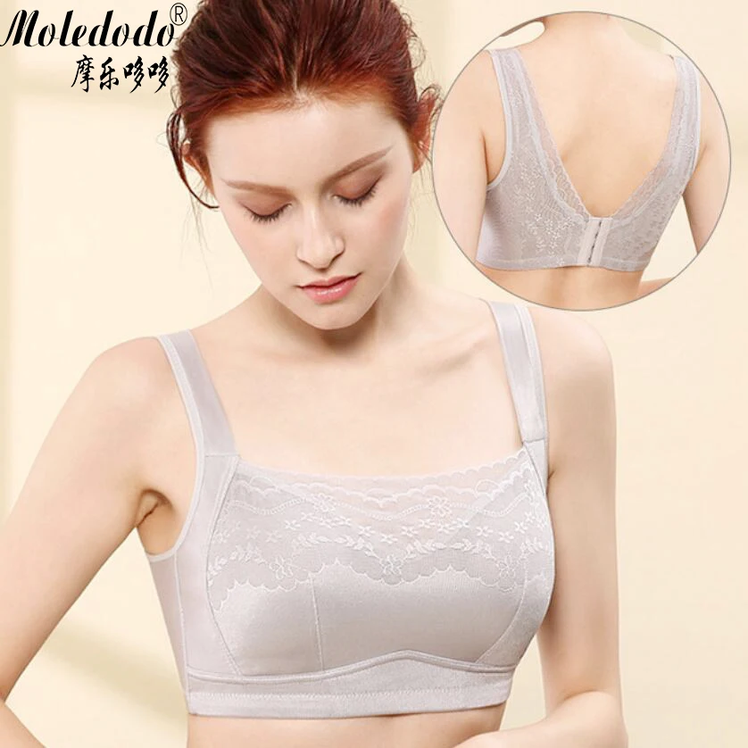 

Fake Breast Forms Bra Mastectomy Bra 90C Gray Lace Pocket Bra for Silicone Breast Prosthesis Cancer Women Artificial Boobs D3