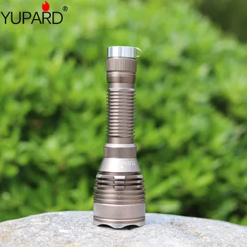 

YUPARD XM-L2 Waterproof Flashlight power Torch 5 modes free shipping T6 LED tactical torch For 1x18650 rechargeable battery