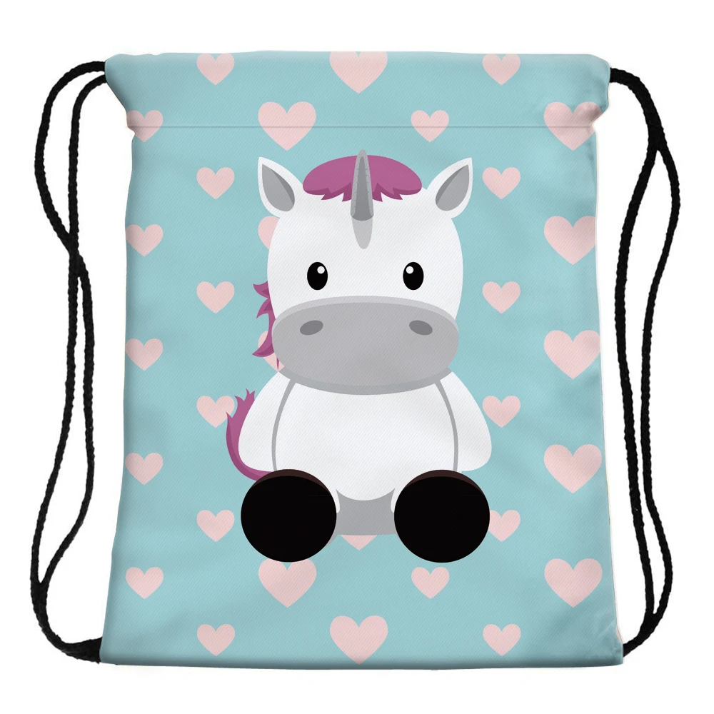 3D Printing Unicorn Drawstring Bag -Unicorn Fashion