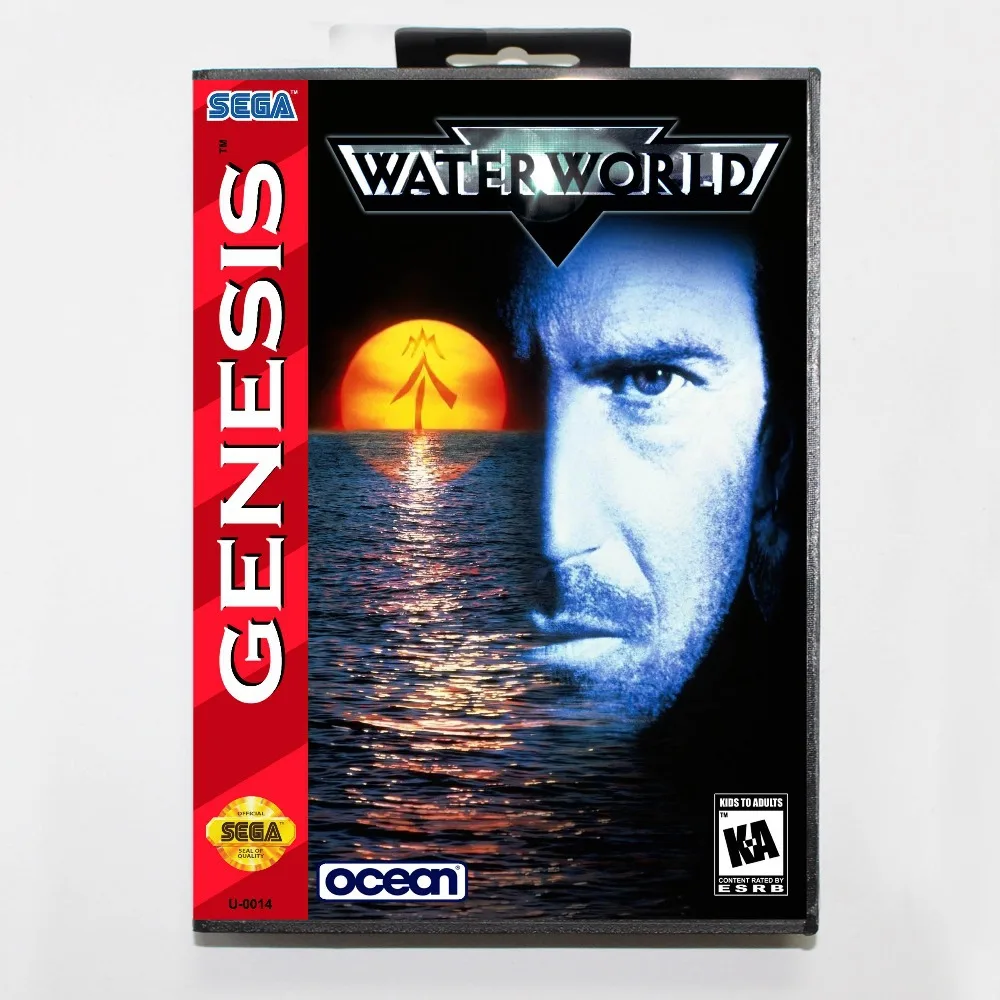 Игровая карта Water World 16 bit MD с розничной коробкой для Sega Mega Drive/ Genesis|16 bit|md game16 md |