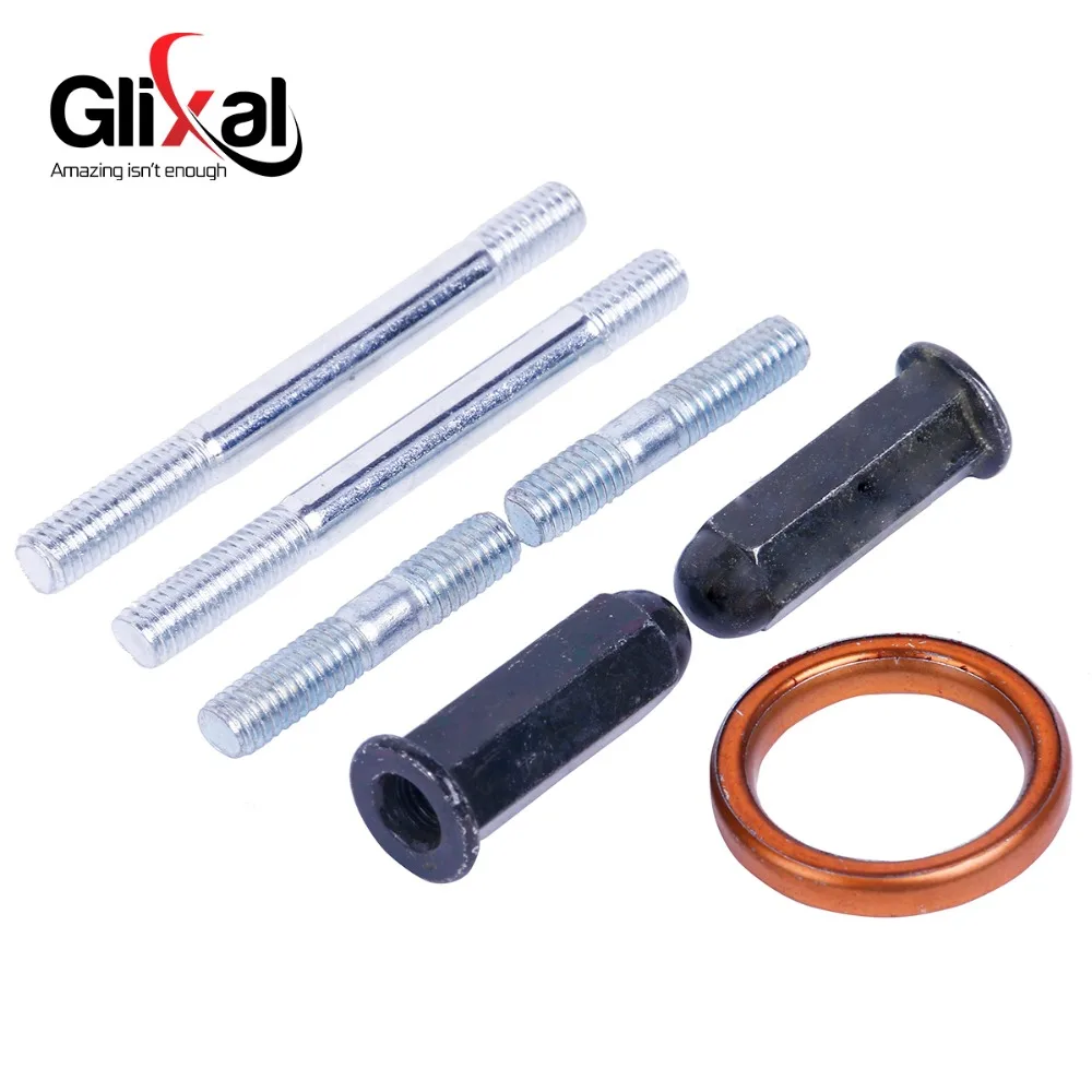 Двигатель для китайского скутера Glixal GY6 60cc комплект цилиндров с большим