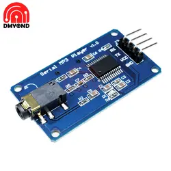 UART ttl серийное управление MP3 музыкальный плеер YX5300 модуль Поддержка MP3/WAV Micro SD/SDHC карты для Arduino/AVR/ARM/PIC 3,2-5,2 В DC