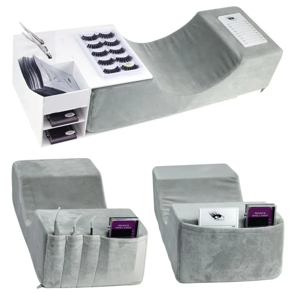 Eyelash Extensions Pillow Makeup Lash Pillows Ergonomic Support