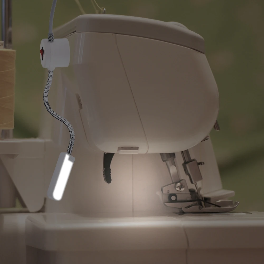 12 светодио дный светильники для швейной машинки энергосберегающие освещения Подсветка EU/US Plug Гусенек промышленные светодиодные