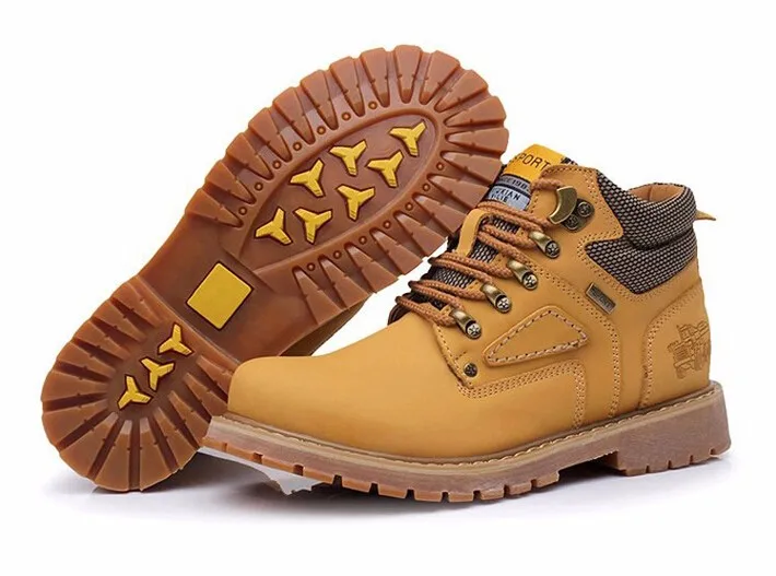 Tangnest/мужские зимние ботильоны повседневная рабочая обувь на шнуровке мужская обувь с высоким берцем из искусственной кожи с мехом, мужские зимние ботинки, XMX521