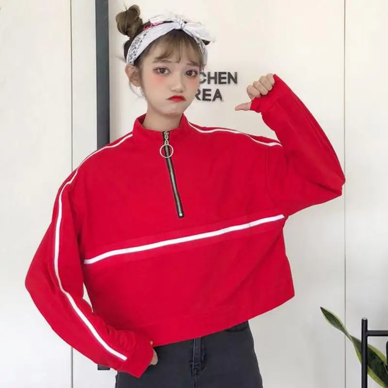 

Qiaoduo Women Girl Hoodie Short Sweatshirt Long Sleeve Crop Jumper Sweater Pullover Tops CR6439/l