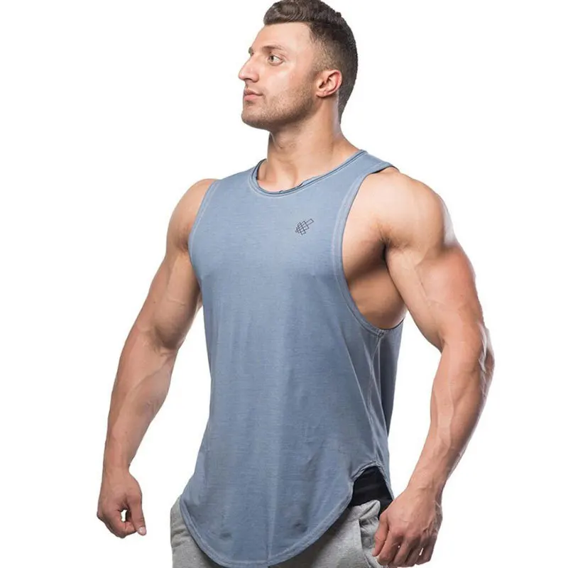 

Men's Compression Fitness Moisture Wicking Workout Vest Muscle Tank Top Fast drying Mesh cloth
