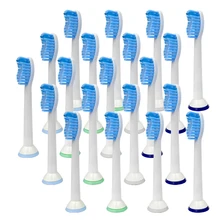 20PCS Electric Sonic Replacement Tooth Brush Heads HX6054 For Philips Sonicare Toothbrush Heads Diamondclean Soft Bristles 20PCS Electric Sonic Replacement Tooth Brush Heads HX6054 For Philips Sonicare Toothbrush Heads Diamondclean Soft Bristles