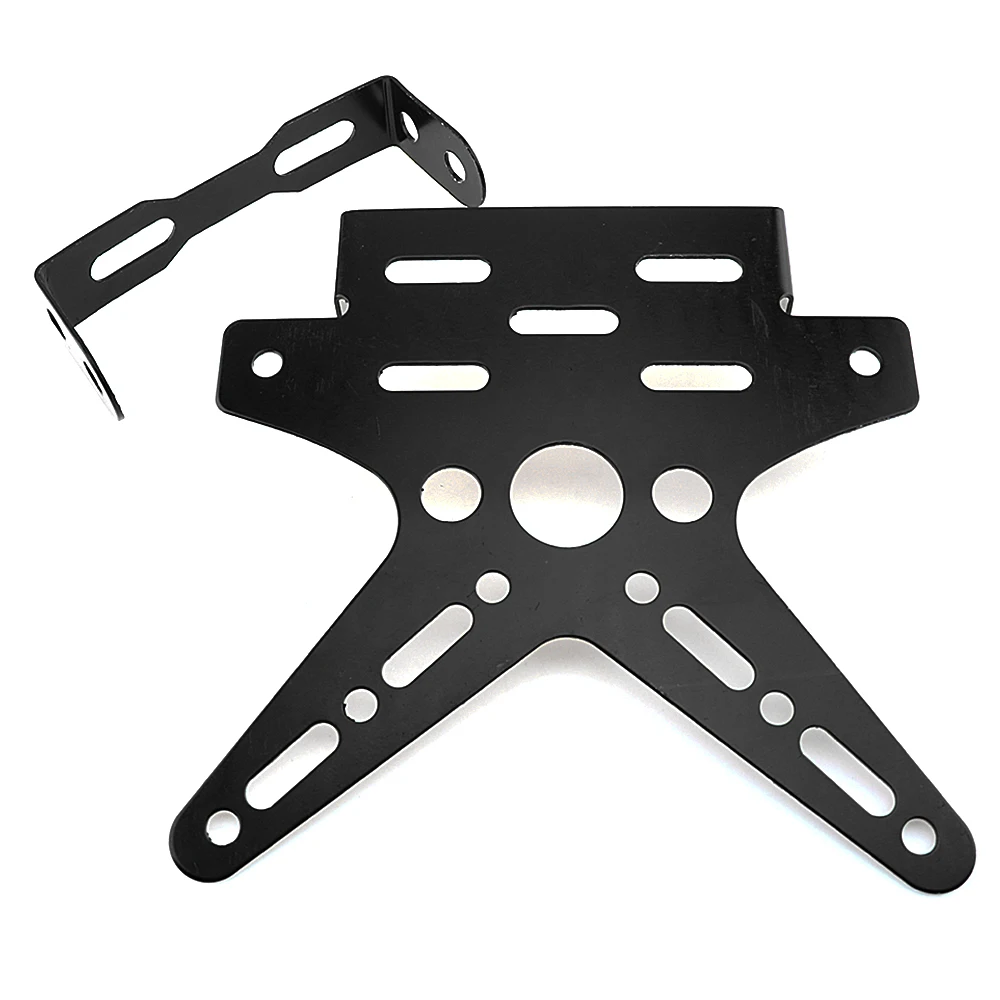 

2PCS 160x 160 x 45 MM Electroplate CNC Aluminum Alloy Motorcycle Rear License Plate Frame Motorcbike Scooter Number Plate Holder