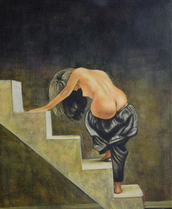 

Ручная роспись холст картины обнаженные женщины Реалистичная масляная живопись современный домашний декор настенное искусство для комнаты #2