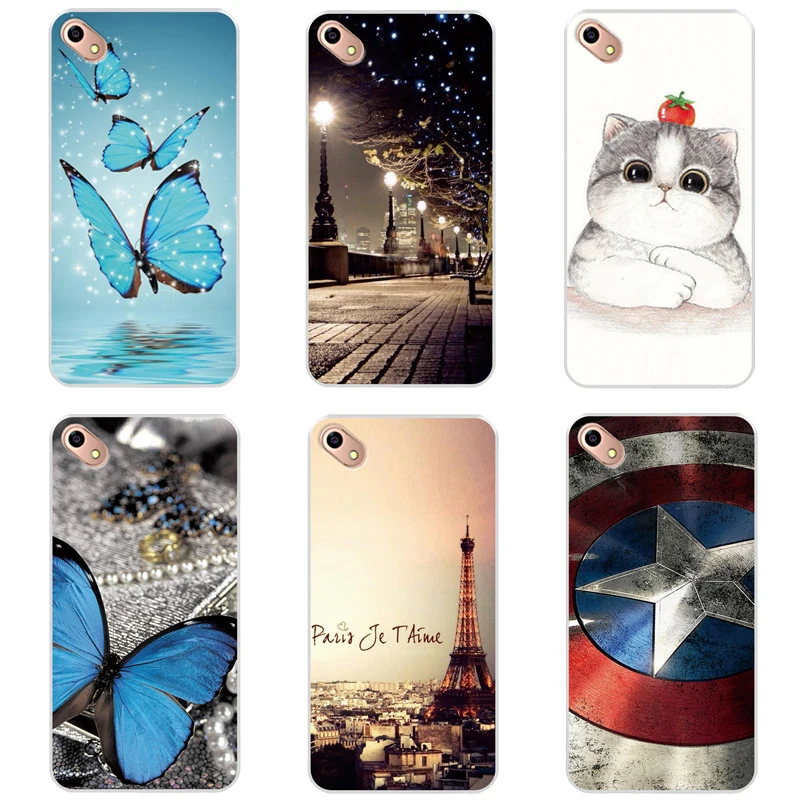 Cute Cartoon Animal Patterned Case For BQ BQ-5035 Velvet Silicone Soft Shell For BQ 5035 BQ5035 Case Phone Protective Back Cover