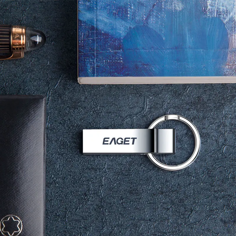 Eaget U90 Usb 3,0 Usb флеш-накопители ручка-накопитель модный мини металлический водонепроницаемый Usb3.0