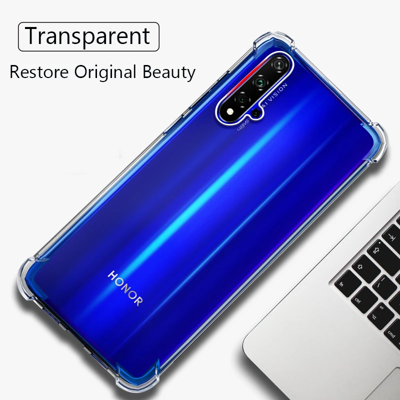 Lainergie чехол для Huawei Nova 5 Pro подушка безопасности супер защита мягкая прозрачная