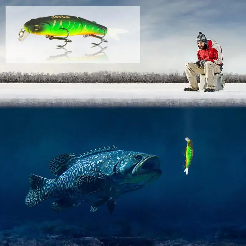 Искусственные рыболовные приманки, жесткие лазерные плавающие гольян, два набора, рыболовная приманка, 3D глаза Bionic, мягкий хвост, плавающая приманка, рыболовная снасть
