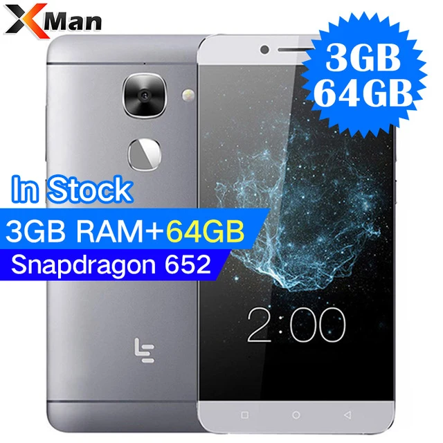 Глобальная версия Letv LeEco Le 2X526X520 S3 X522 3 ГБ ОЗУ 64 Гб ПЗУ 5 дюйма 3000 мАч Восьмиядерный