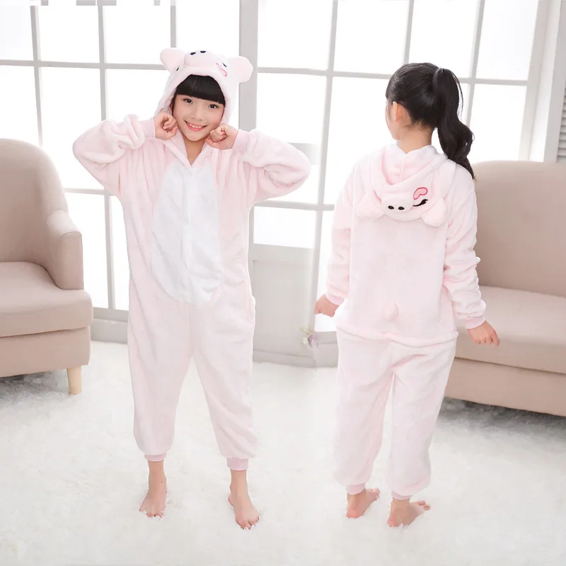 Кигуруми Дети Пижамы Для Мальчиков Девочек Пижамы Onesies Фланелевые Стежка Животных Единорог Пегас Косплей Дети Пижамы С Капюшоном Набор пикачу одежда пижамы для девочек для мальчиков домашний костюм пижамный комплект