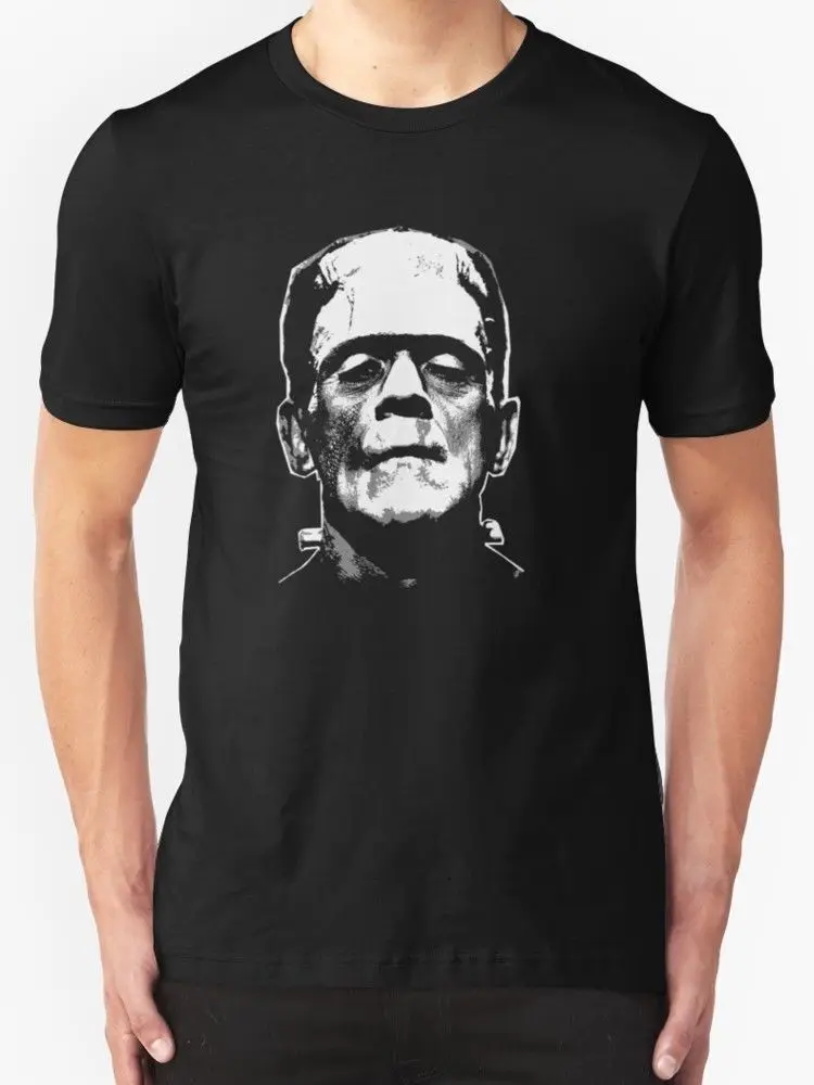 Five Colors Crew Neck Short FRANKENSTEIN T SHIRT HALLOWEEN HORROR MOVIE