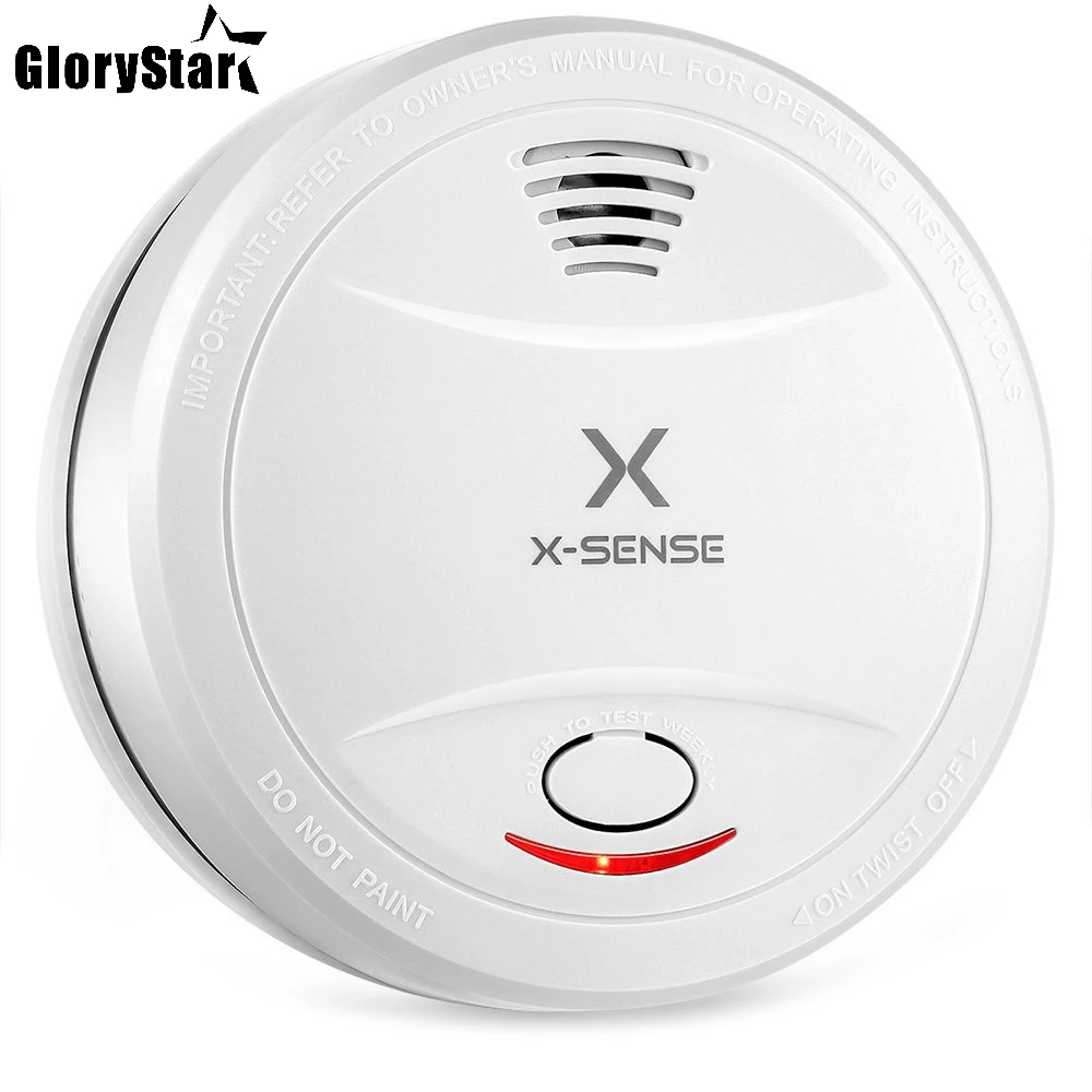 

X-Sense SD12 10-Year Battery Smoke Alarm Fire Detector, EN14604, CE Certified Smoke Detector with Photoelectric Sensor