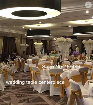 

Decorative flower crystal flower stand vase wedding table centerpieces