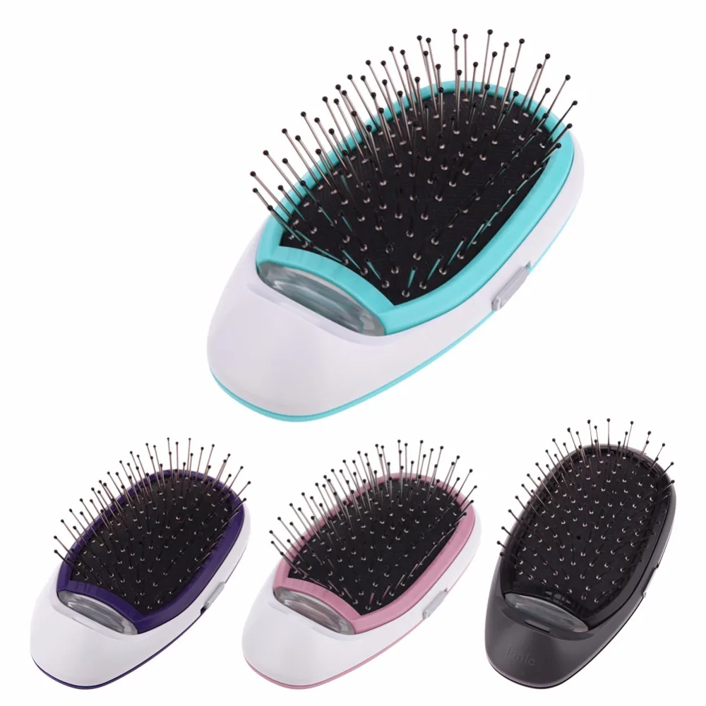 

Ionic Electric Hairbrush, Portable Electric Ionic Hairbrush Negative Ions Hair Comb Brush Hair Modeling Styling Magic Hairbrush