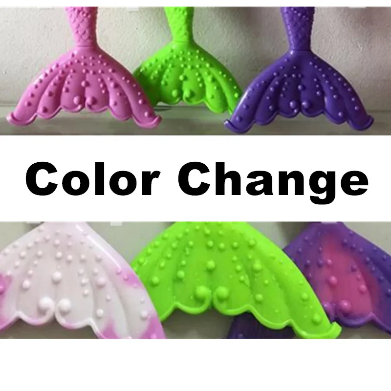 Mermaid Doll with Play Set, Princess Mermaids Tail Change Color in Water, Color-Changed Funny Toys, Girl Children Beautiful Gift
