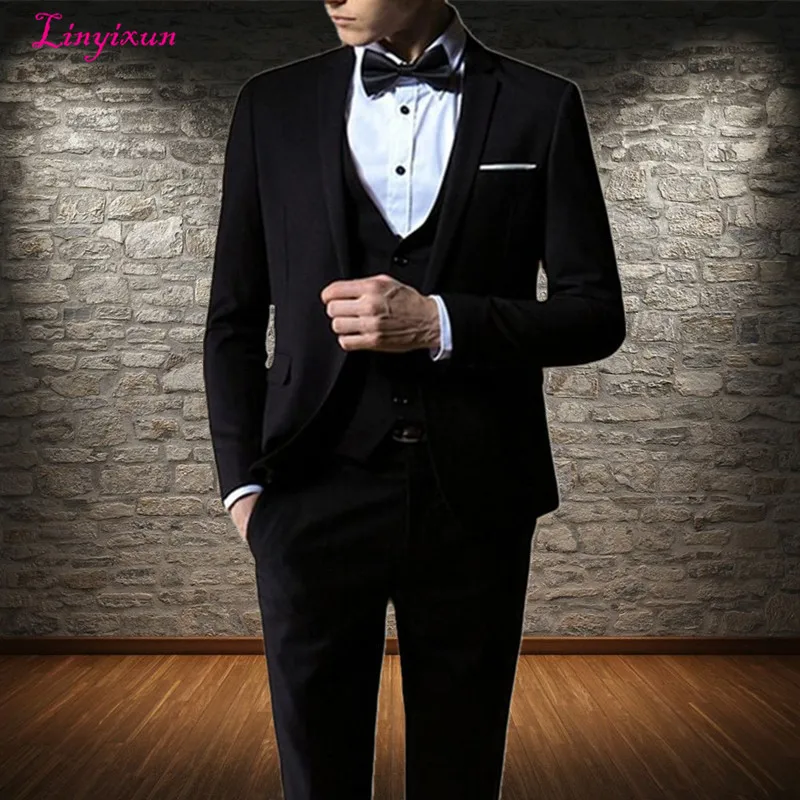 Linyixun Most popular Men's Business suits classics gntleman wedding