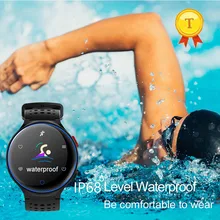 Реальный режим плавания Спортивный Bluetooth мужской смарт-Браслет фитнес-браслет монитор сердечного ритма IP68 водонепроницаемый браслет для измерения артериального давления