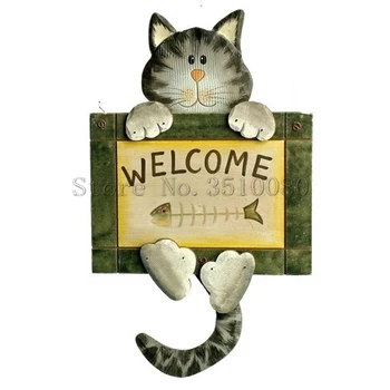 

Welcome Cat full set Embroidery Pattern diamond 5D DIY paintings 3D Cross stitch kits mosaic pictures wall stickers RS1506