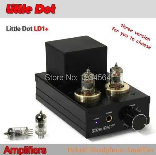 Hot Sell Little Dot I+ 1+ Hybrid Vacuum Tube Headphone Transistor Amp Amplifier hifi tube amplifier audio amp 110~240V