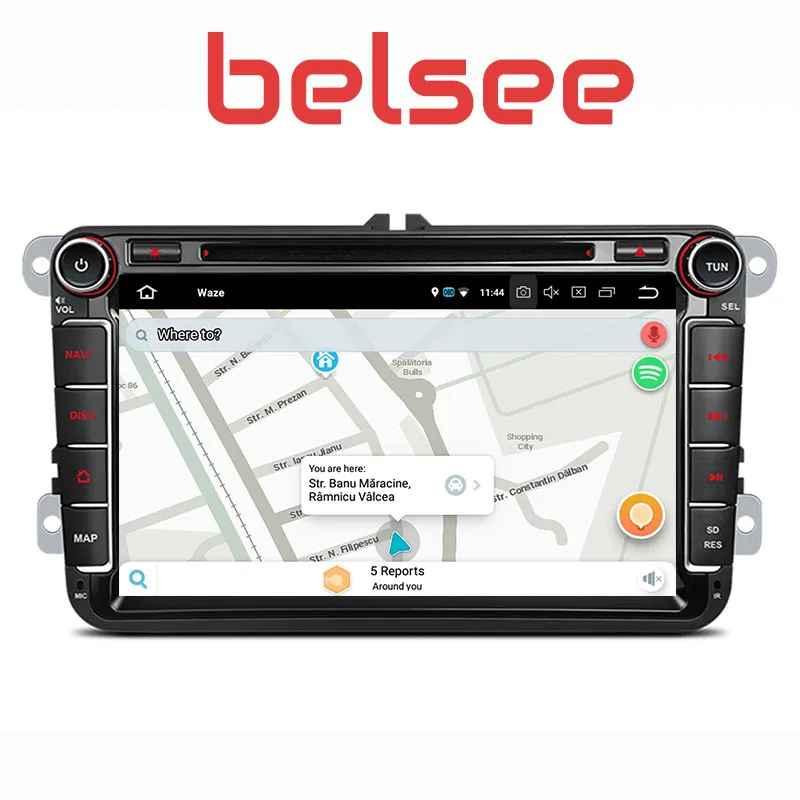  Belsee Octa Core 4GB Ram Car Radio DVD Head Unit Navigation Multimedia forVW Volkswagen Polo Passat