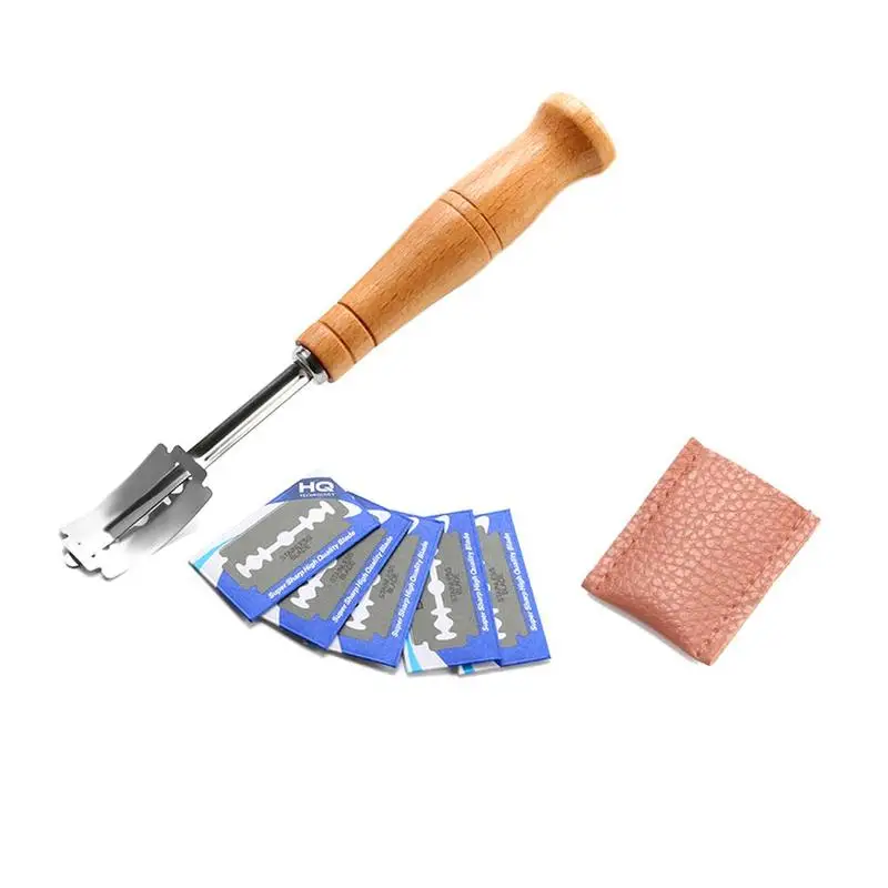 

Newly Bread Bakers Lame Slashing Tool Dough Making Razor Accessories for Baking