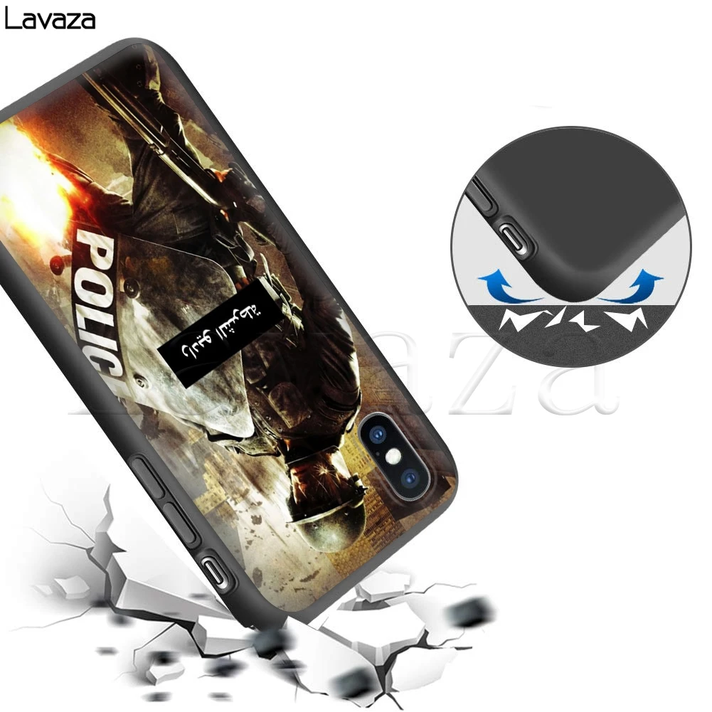 Lavaza полицейский символ силиконовый мягкий чехол для iPhone 11 Pro XS Max XR X 8 7 6 6S Plus 5 5S SE