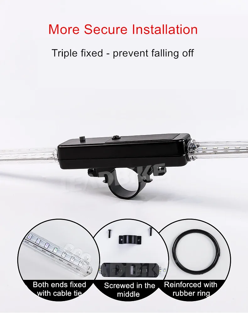 Excellent Leadbike Bicycle Wheel Light 64 LEDs 30 Patterns Double Side Display Bike Front Tail Light Spoke Light Waterproof Tire Light 6 Excellent Leadbike Bicycle Wheel Light 64 LEDs 30 Patterns Double Side Display Bike Front Tail Light Spoke Light Waterproof Tire Light 6