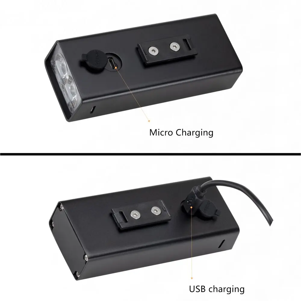 Велосипедный фонарь Alonefire BL04 зарядка через USB 12000 лм|Фонарики и осветительные