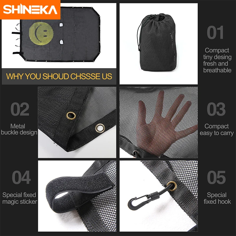 SHINEKA автомобильный солнцезащитный козырек сетка для крыши Солнцезащитная Jeep