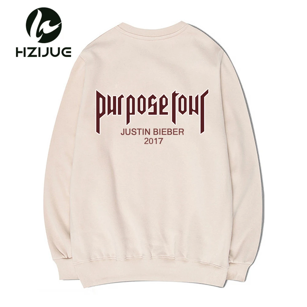 HZIJUE Purpose Tour Justin Bieber Hooded Mens Hoodie Women Sweatshirts Oversized Autumn Winter Hip Hop Men Hoodies Sweatshirts
