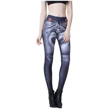 Леггинсы-карандаши с животными для взрослых женщин и женщин, черные Капри с орангутангом, 3D Galaxy Бесшовные штаны, леггинсы с тату, брюки, Горячая одежда для фитнеса