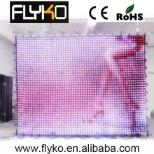 P50mm матрица светодиодный RGB DJ вечерние садовые звезды фон для видео занавес