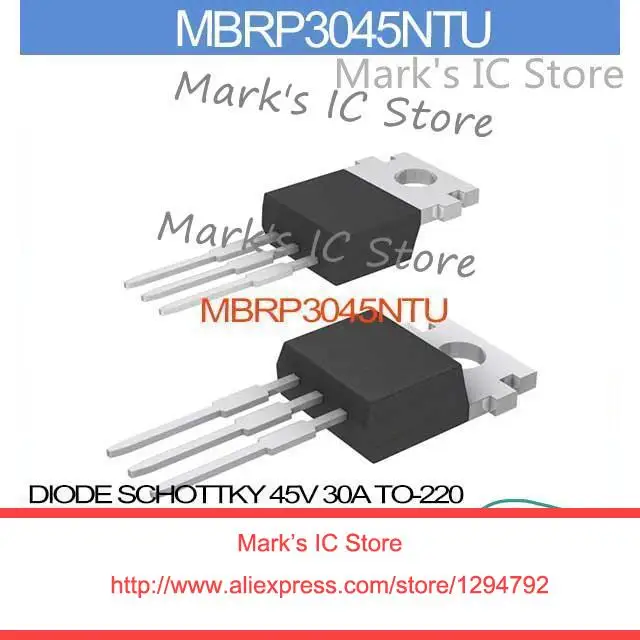 

MBRP3045NTU DIODE SCHOTTKY 45V 30A TO-220 MBRP3045N 3045 MBRP304 3045N MBRP30 3045NT