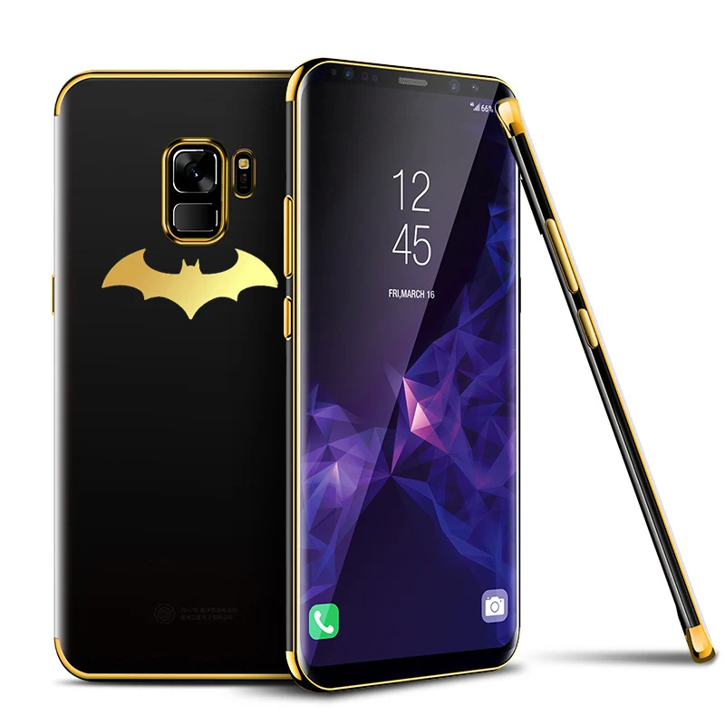 Роскошный мягкий чехол с покрытием для телефона Samsung Galaxy S7 Edge S8 Plus прозрачный