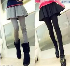 

Bohocotol Brands Women Fashion Legging With Skirts Round leggins Slim Waist Leggings Woman Pants Free Drop