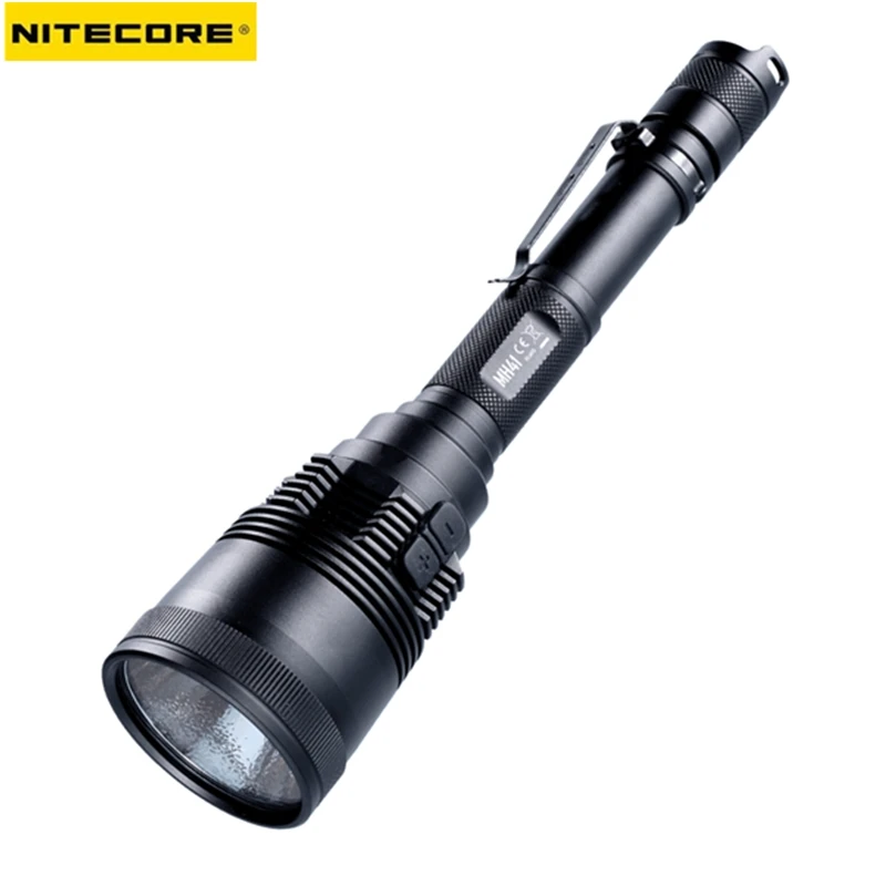 Многозадачный перезаряжаемый фонарик NITECORE MH41 Макс. 2150лм дальность луча 495 м уличный фонарь+ 2 шт 18650 2300 мАч батареи