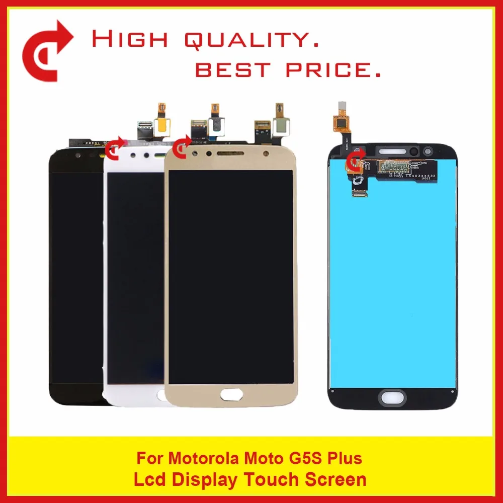 

High Quality 5.5" For Motorola Moto G5S Plus Full Lcd Display With Touch Screen Digitizer Assembly Complete Free Shipping