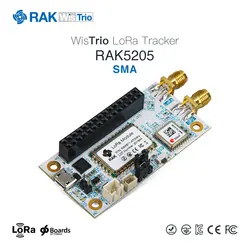 RAK5205 WisTrio LoRa модуль трекера SX1276 LoRaWAN модем сенсор Совета Встроенный gps модуль с антенна низкая мощность Q159