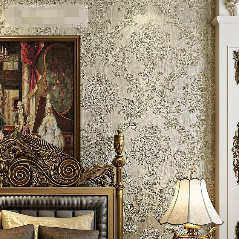 beibehang Damascus Wallpaper 3D Sprinkle Nonwovens Living Room Bedroom Wall paper TV Background papel de parede beibehang Damascus Wallpaper 3D Sprinkle Nonwovens Living Room Bedroom Wall paper TV Background papel de parede