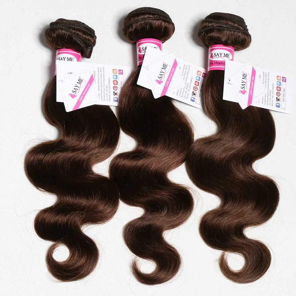 Say Me Brazilian Hair Weave Body Wave Bundles 3 Bundles Deal Color
